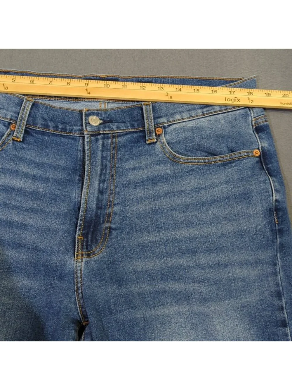 Lucky Brand Jeans Men's 36x32 Fits 36x31 Blue 410 Athletic Slim Denim